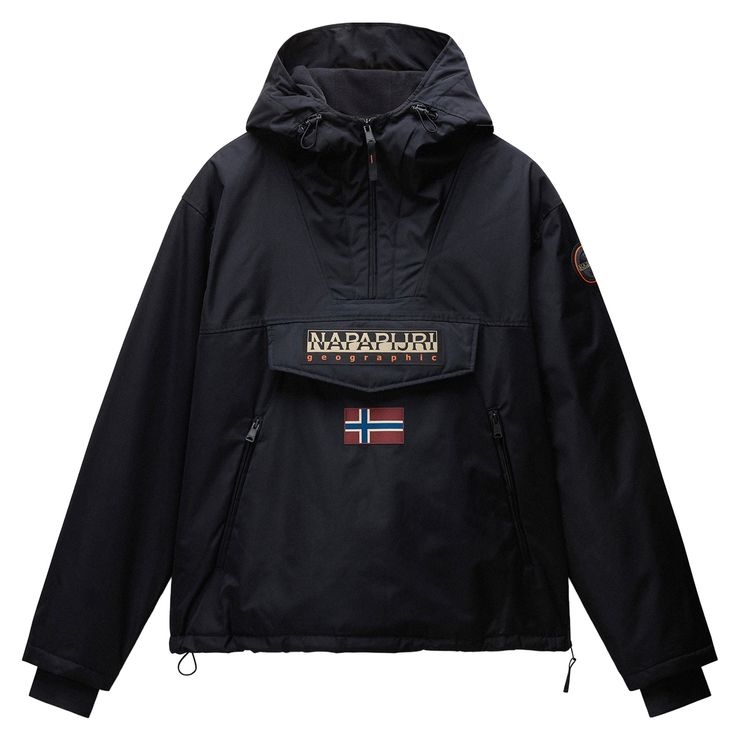 Napapijri Rainforest NEXT Anorak - Black _ X-Large